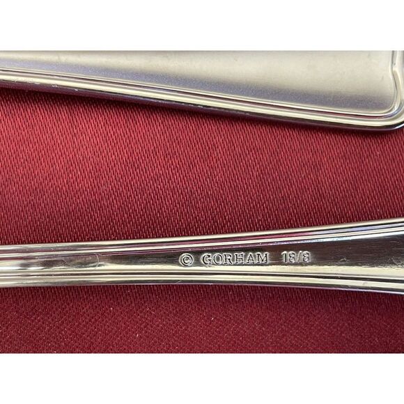 4 Gorham MONET FROSTED Iced Tea Spoons 7 5/8 4 Gorham Stainless MONET Pattern ICED TEA SPOONS-7 5/8 Inches Frosted